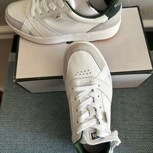 Keds White and Green Sneakers